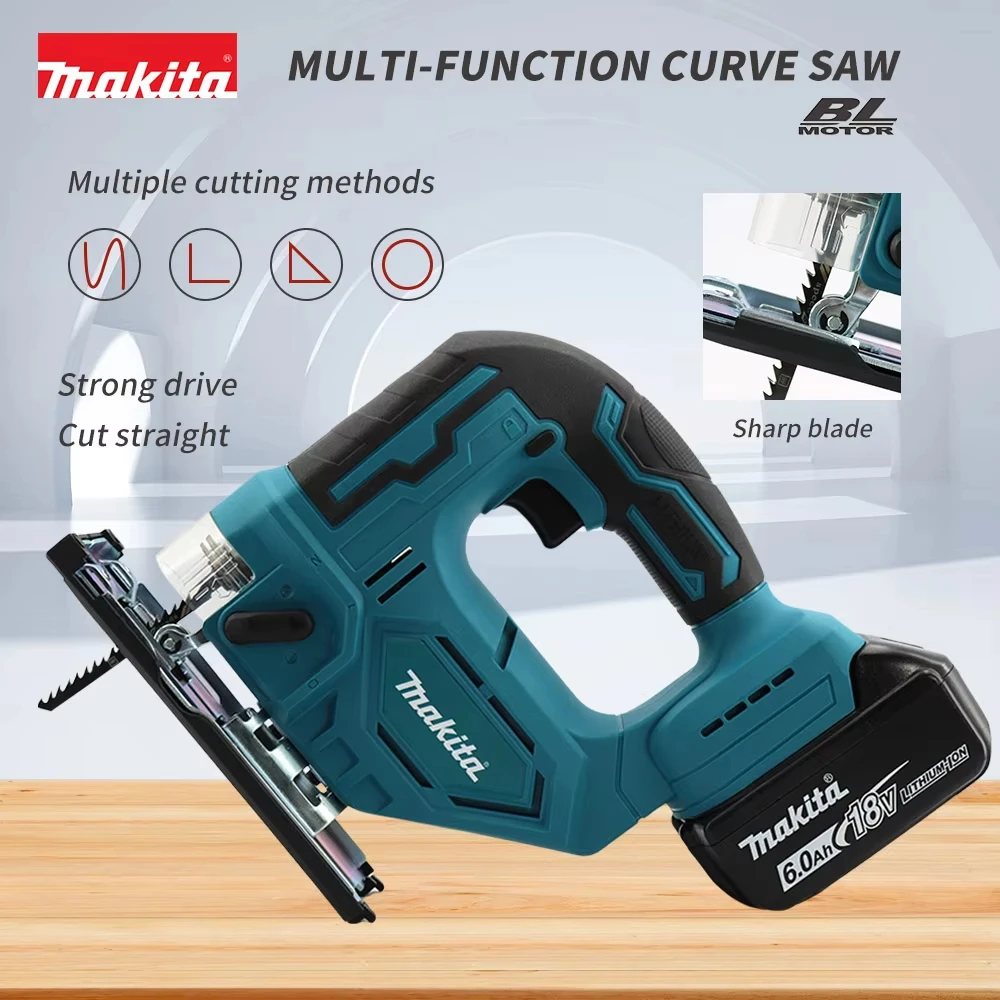 Power Tools Jigsaw - 2025Makita DJV182Z 340W Brushless Jigsaw 18V