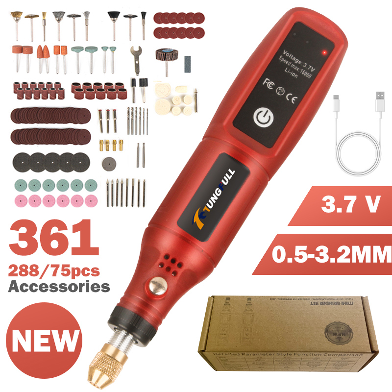 Power Tools Hardware - USB Rechargeable Cordless Engraving Pen Wireless