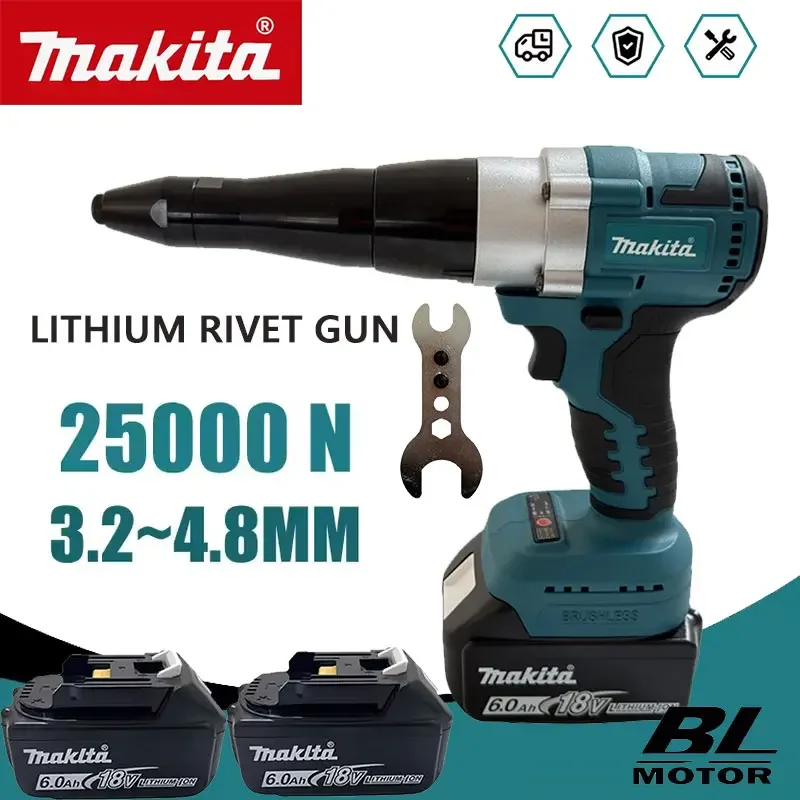 Power Tools Hardware - Makita 25000N Brushless Electric Rivet Gun