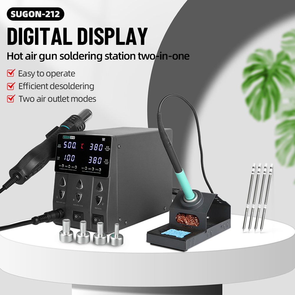 SUGON 212 760W 2-in-1 Solderin - Power Tools Toolstation ulasan dan harga