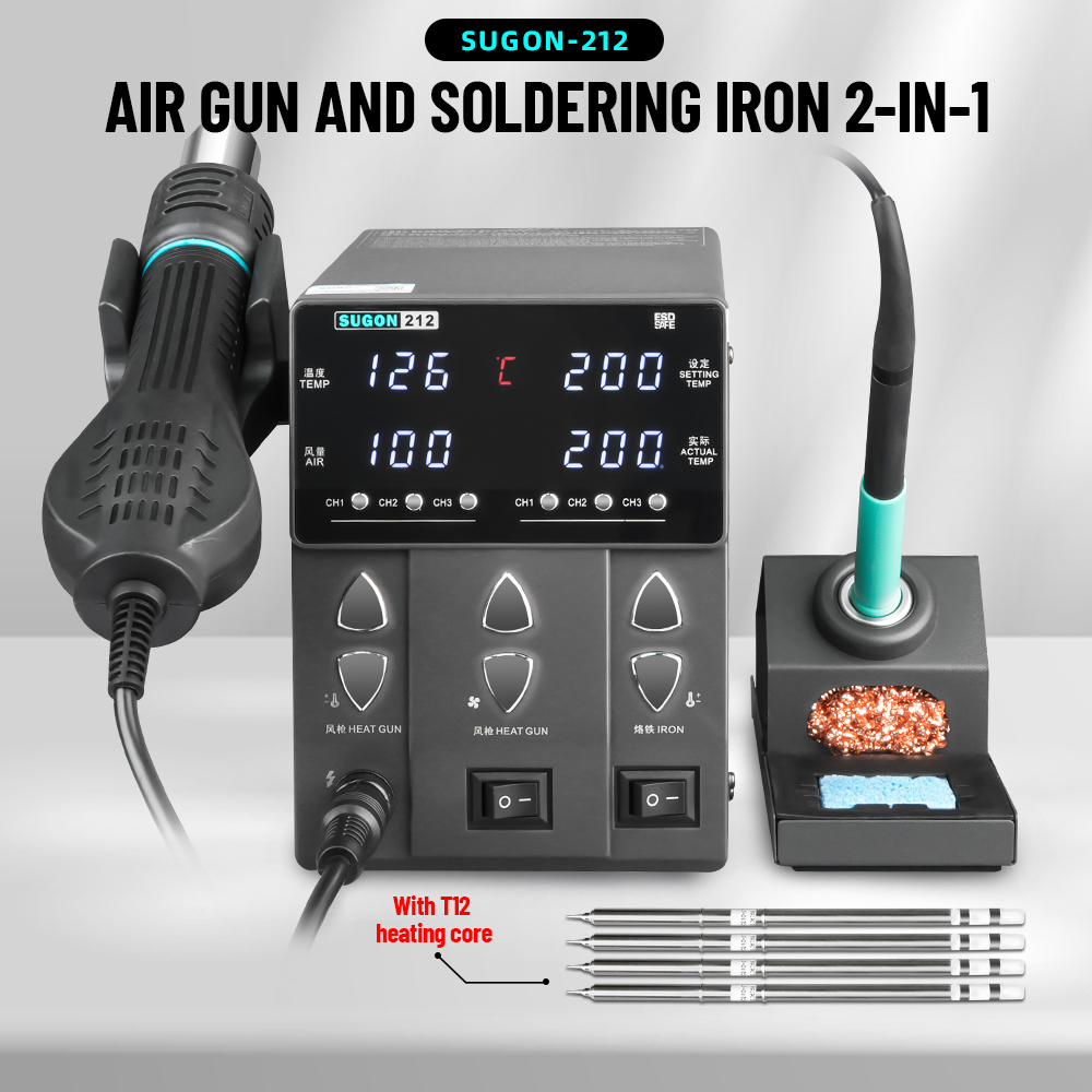 SUGON 212 760W 2-in-1 Solderin - Power Tools Toolstation ulasan dan harga