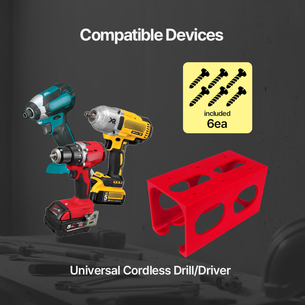 Universal 18V Drill Wall Mount - Power Tools Brands ulasan dan harga