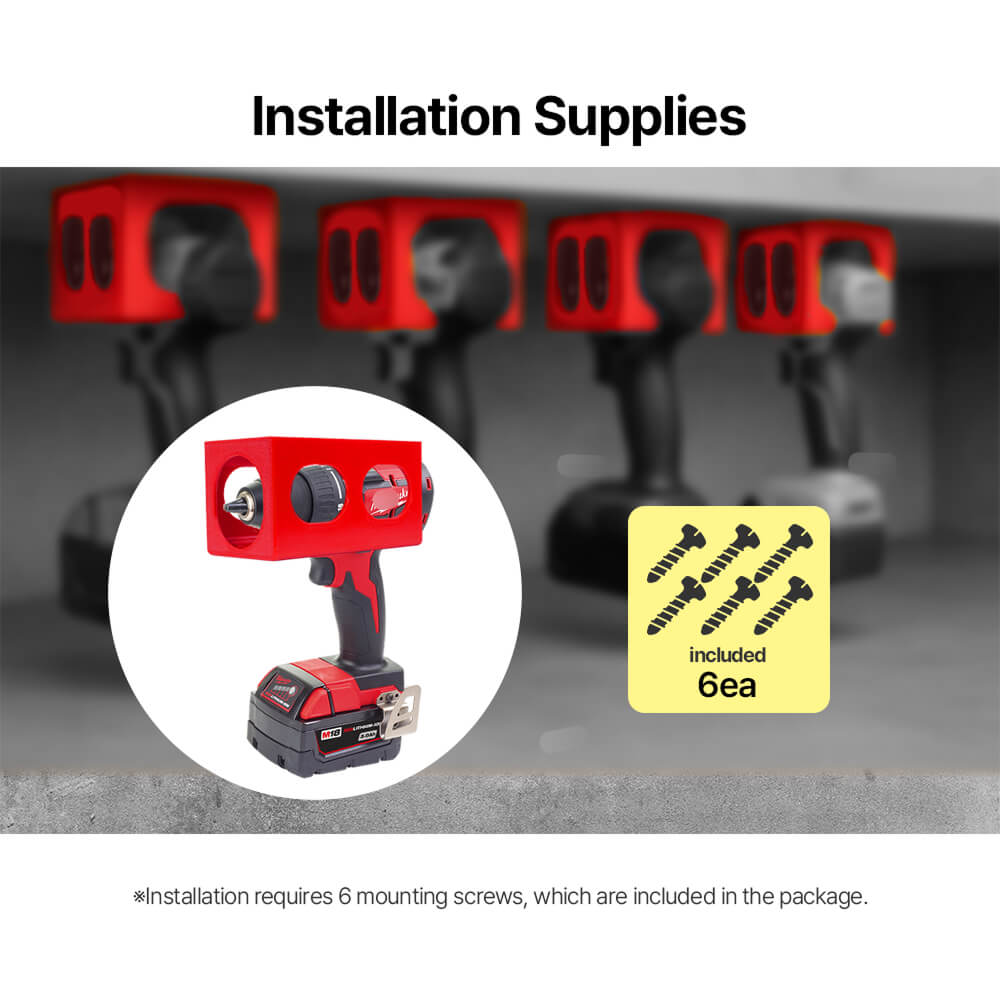 Universal 18V Drill Wall Mount - Power Tools Brands ulasan dan harga