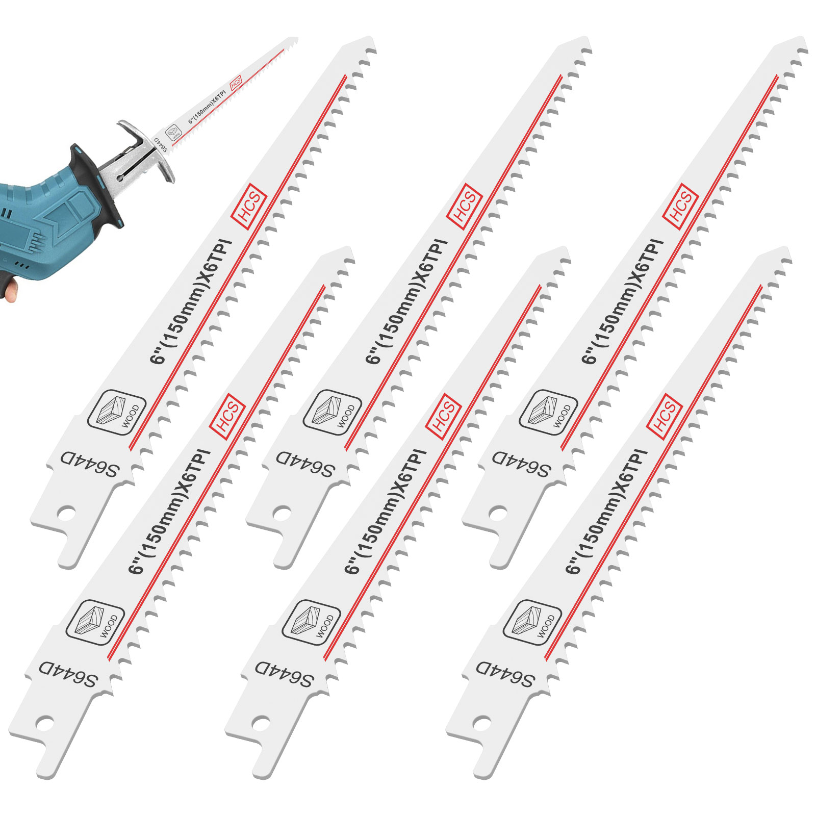 5Pcs Reciprocating Saw HCS Bla - Power Tools Jigsaw ulasan dan harga