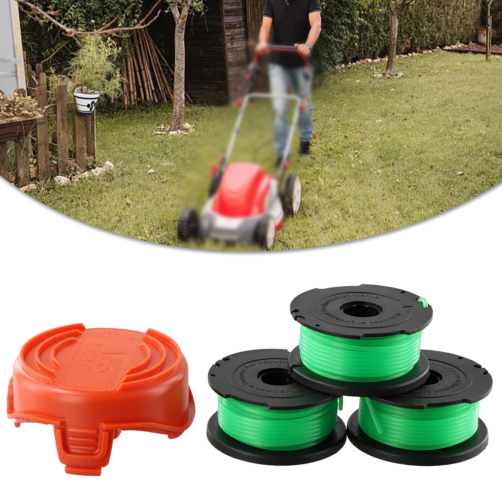 1 * Spool Cap+3 * Spools Trimm - Power Tools Brands ulasan dan harga