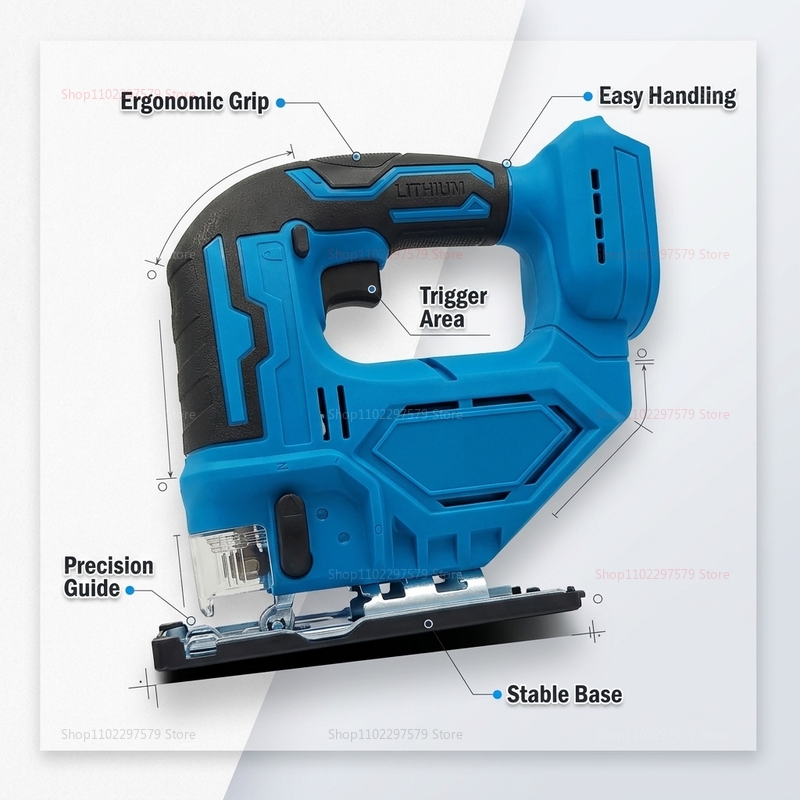 3000RPM Cordless Electric Jigs - Power Tools Jigsaw ulasan dan harga