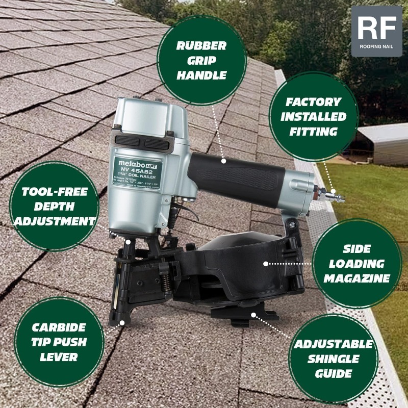 Metabo HPT Roofing Nailer, Pro - Power Tools Pro ulasan dan harga