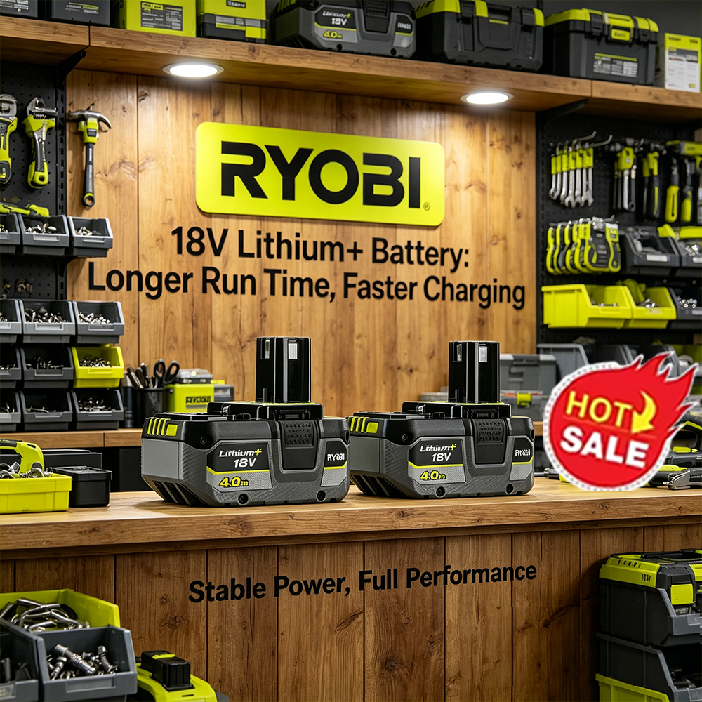 RYOBI 18V 4/6/8Ah High Capacit - Power Quality Tools ulasan dan harga