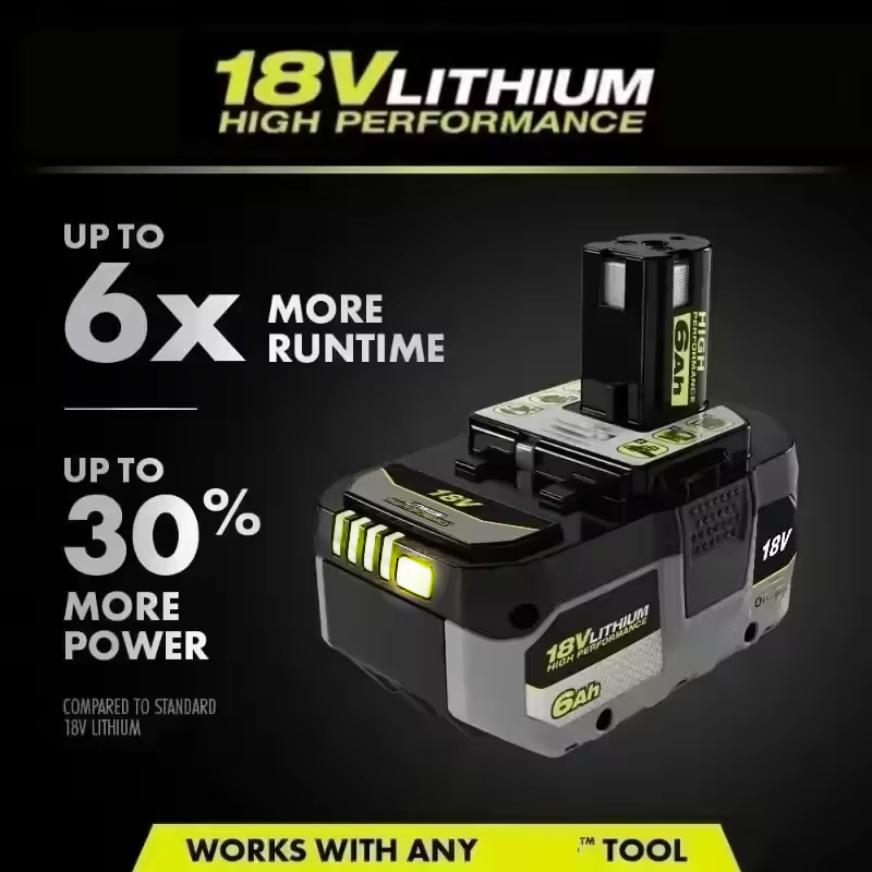 RYOBI 18V 4/6/8Ah High Capacit - Power Quality Tools ulasan dan harga